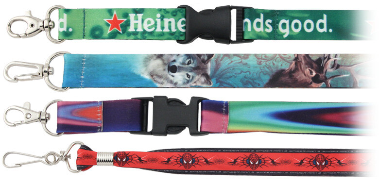 Specialty Lanyards - Heat Dye Sublimated